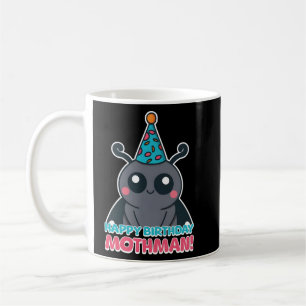 Grattis på födelsedagen Mothman! Cute Mothman Teck Kaffemugg