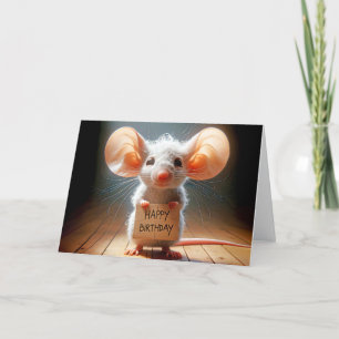 Grattis på födelsedagen Mouse Kort