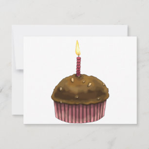 Grattis på födelsedagen Muffin Kort