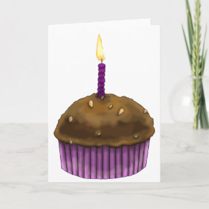 Grattis på födelsedagen Muffin Kort