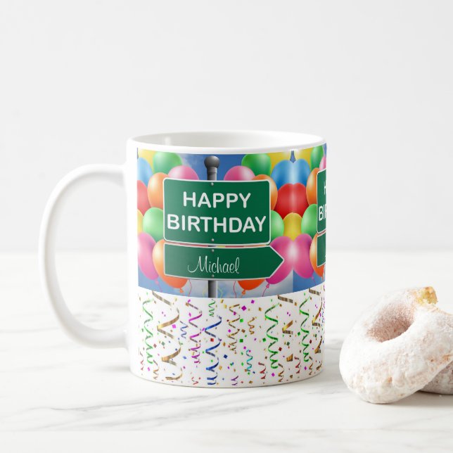 Grattis på födelsedagen Mugg (Med munk)