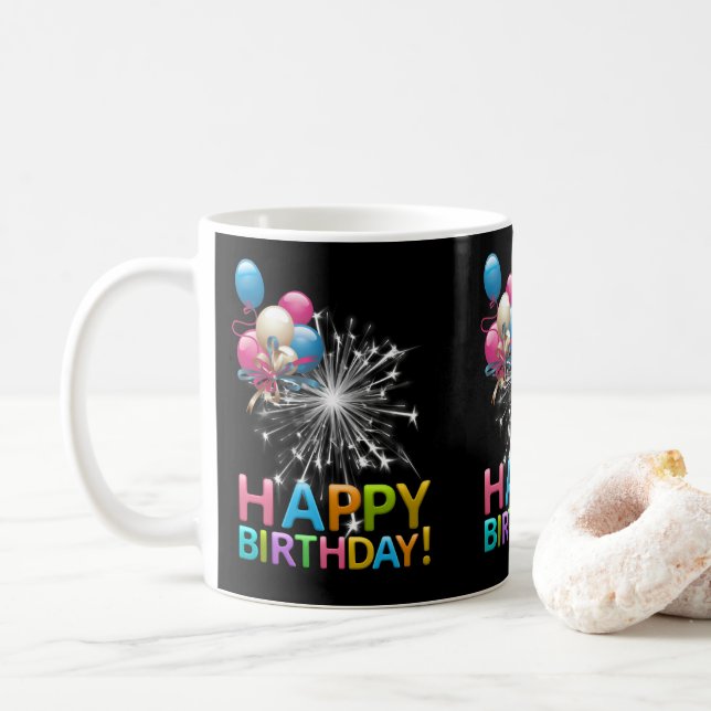 Grattis på födelsedagen Mugg (Med munk)