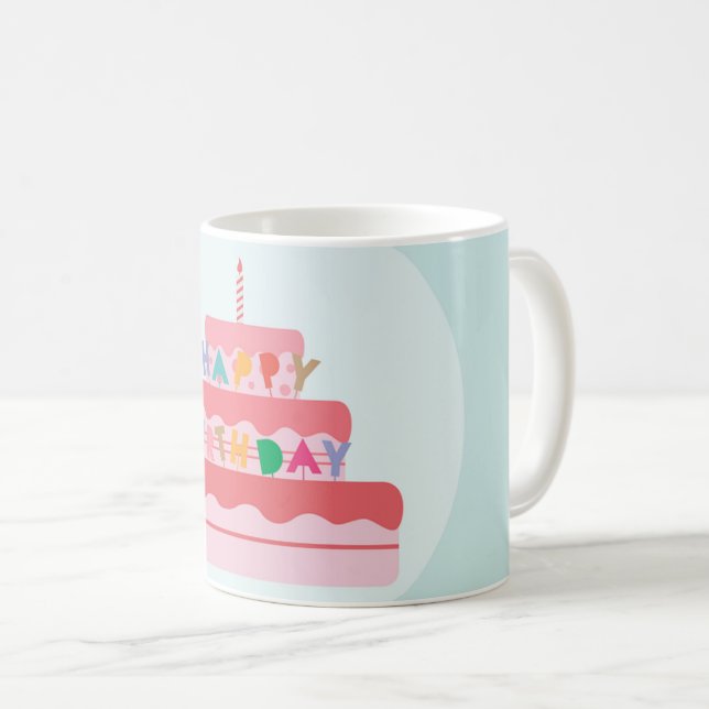 Grattis på födelsedagen Mugg (Framsida höger)