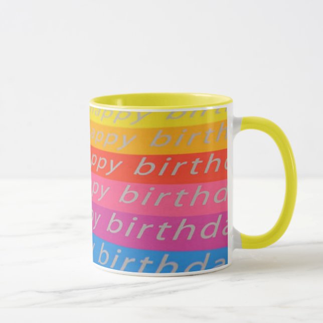 Grattis på födelsedagen Mugg (Höger)