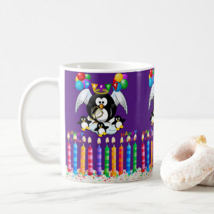 Grattis på födelsedagen Mugg Penguin