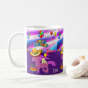 Grattis på födelsedagen Mugg Pony
