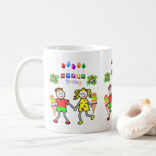 Grattis på födelsedagen Mugg Twin
