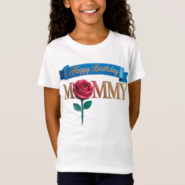 Grattis på födelsedagen mummy t shirt (Framsida)