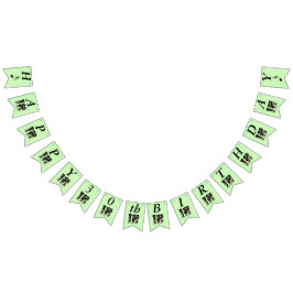 Grattis på födelsedagen Musician svarta katter spe Vimplar