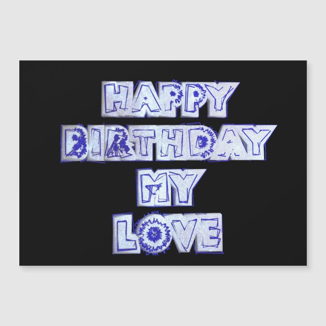 Grattis på födelsedagen My Kärlek (Framsida)