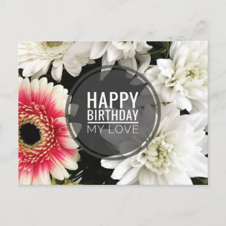 Grattis på födelsedagen My Kärlek Vykort