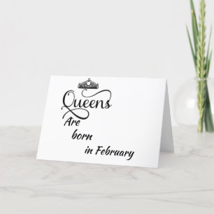 GRATTIS PÅ FÖDELSEDAGEN MY *QUEEN* BORN IN *FEBRUA KORT