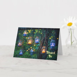 Grattis på födelsedagen Mystical Candles Vine Magi Kort