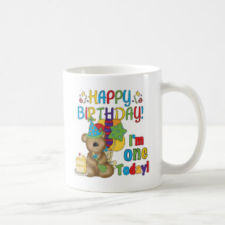 Grattis på födelsedagen Nalle 1:a T-tröjor och pre Kaffemugg