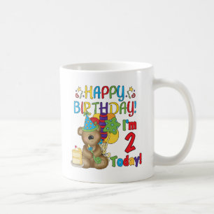 Grattis på födelsedagen Nalle 2:a födelsedagen Kaffemugg