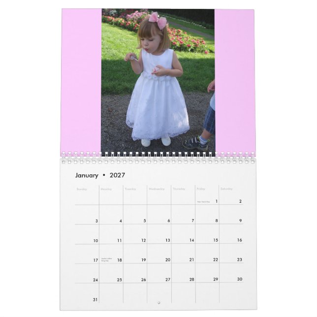 Grattis på födelsedagen Nana! Kalender (Jan 2027)