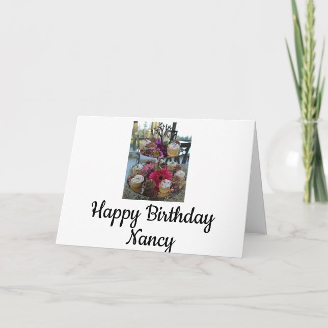 Grattis på födelsedagen Nancy Kort (Framsida)