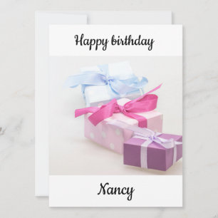 Grattis på födelsedagen Nancy Kort