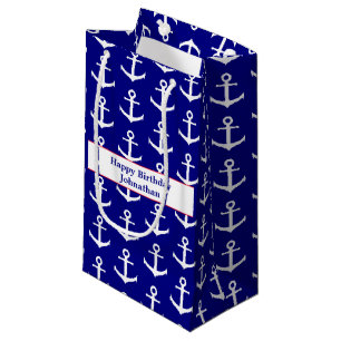 Grattis på födelsedagen Nautical Red White och Blu
