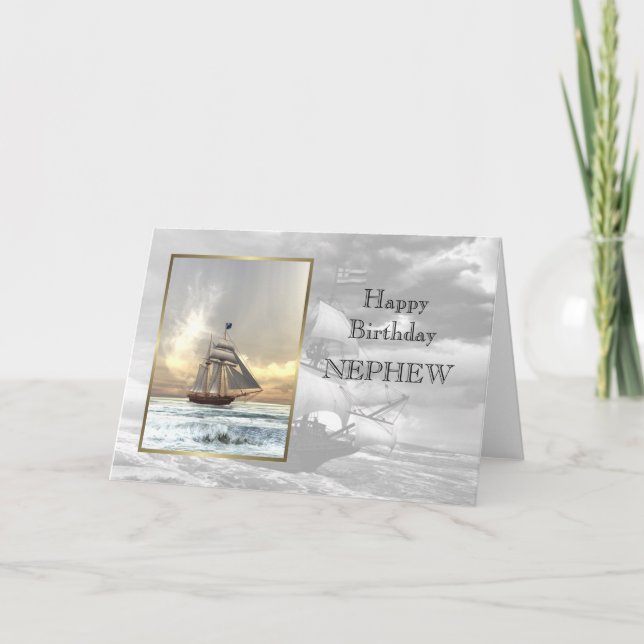 Grattis på födelsedagen Nephew Kort (Framsida)