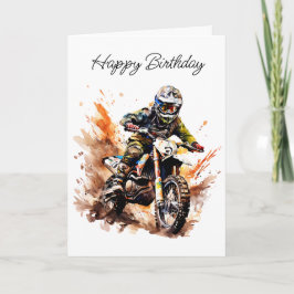 Grattis på födelsedagen Nephew | Motocross Bike Kort