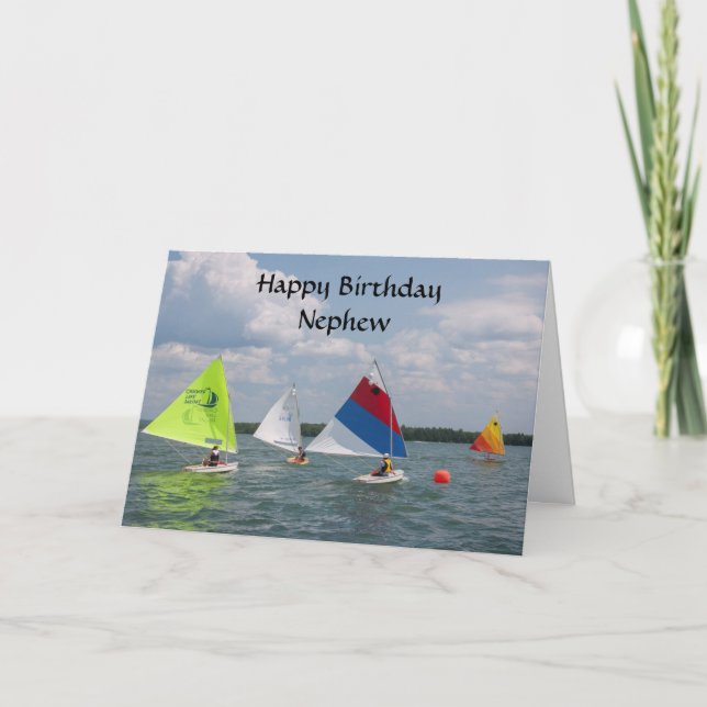 **GRATTIS PÅ FÖDELSEDAGEN NEPHEW** OCH FAV SAILOR- KORT (Framsida)