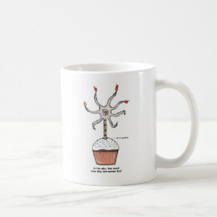 grattis på födelsedagen Neuron Cuptårta Kaffemugg