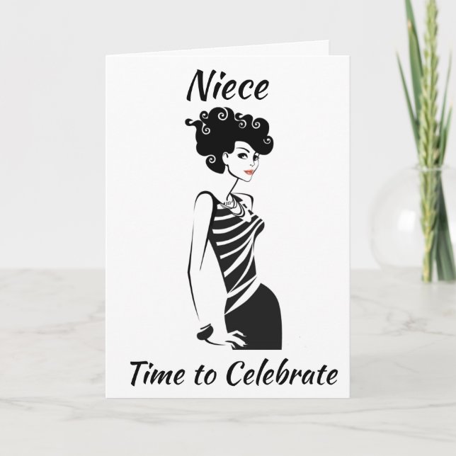 GRATTIS PÅ FÖDELSEDAGEN ***NIECE**** DU ÄR "SPECIE KORT (Framsida)