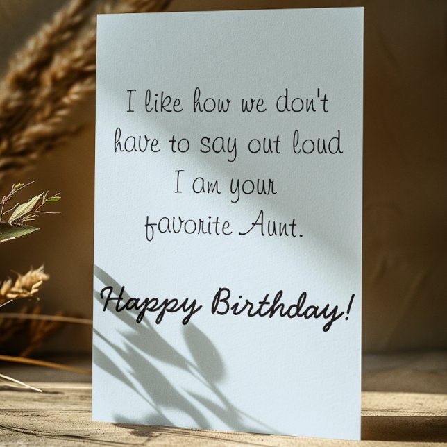 Grattis på födelsedagen Niece från Moster Humor Fu Kort (Skapare uppladdad)