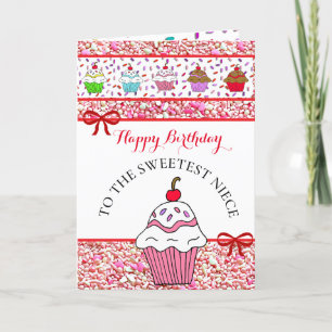 grattis på födelsedagen Niece, som önskar dig en m Kort