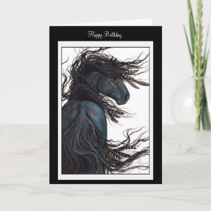 Grattis på födelsedagen Njoy Horse Card by Bihrle Kort