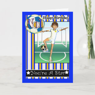 grattis på födelsedagen, No1 Oceaner, Fotboll Kort