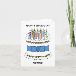 Grattis på födelsedagen Nonno Kort