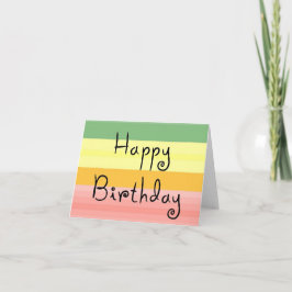 grattis på födelsedagen notecard kort