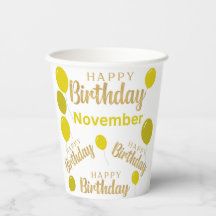 Grattis på födelsedagen-november födelsedagar Papp