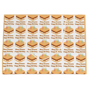 Grattis på födelsedagen och många S'mores Stor pre