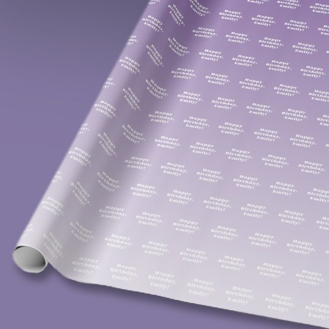 Grattis på födelsedagen och valfritt Namn | Light  Presentpapper (Skapare uppladdad)