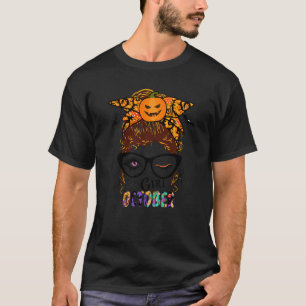 Grattis på födelsedagen-oktobflicka Kvinnor Ansikt T Shirt