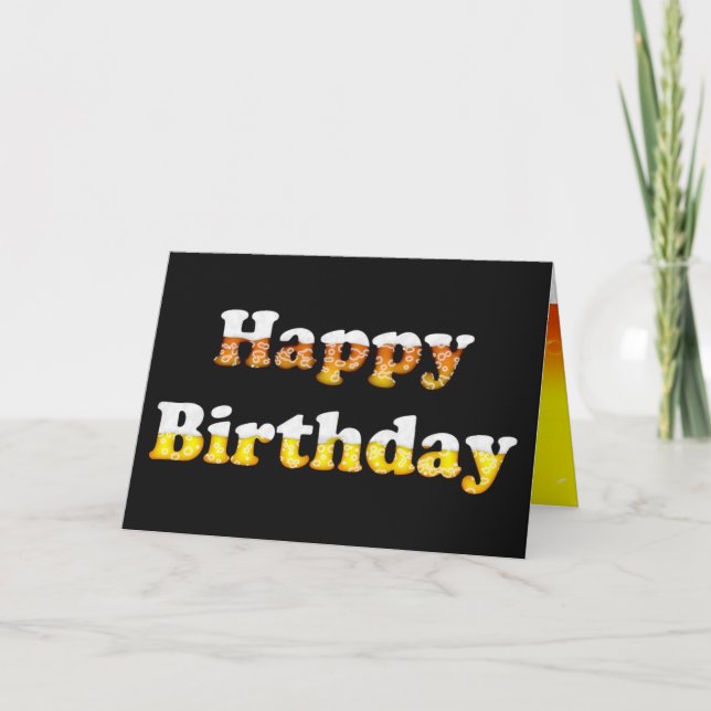 Grattis på födelsedagen Öl Kort (Framsida)
