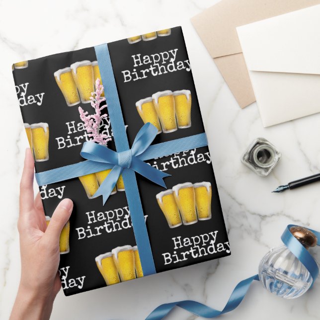 Grattis på födelsedagen Öl på Svarta havet Presentpapper (Gifting)