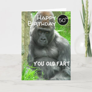 Grattis på födelsedagen Old Fart Kort