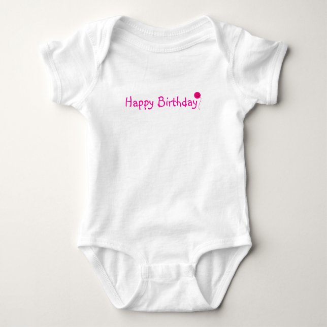 Grattis på födelsedagen! - onsie t-shirt (Framsida)