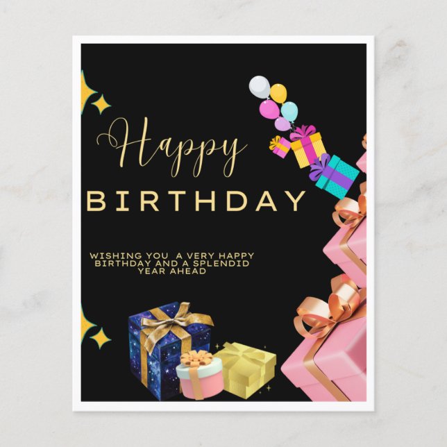 Grattis på födelsedagen Önskemål (Framsida)