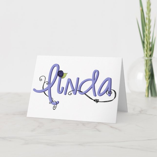 GRATTIS PÅ FÖDELSEDAGEN ÖNSKEMÅL FÖR DIG ****LINDA KORT (Framsida)
