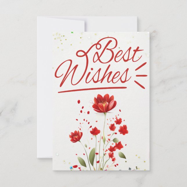 Grattis på födelsedagen Önskemål-kort Inbjudningar (Framsida)