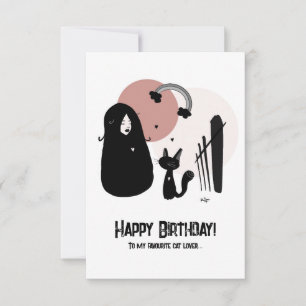 Grattis på födelsedagen-övertäckningskort i Rosa Tack Kort