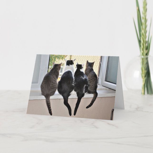 Grattis på födelsedagen-övertäckningskort kort (Framsida)