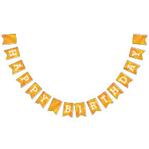 Grattis på födelsedagen på guld- vattenfärg