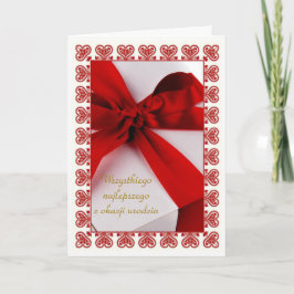 Grattis på födelsedagen på polska kort