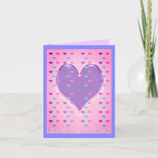 Grattis på födelsedagen på tyska Viktkort Kort